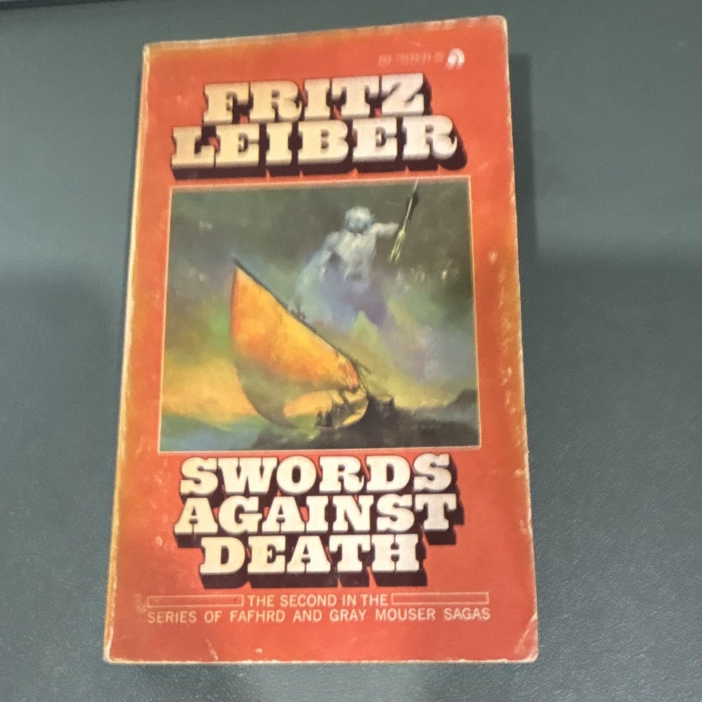 SIGNED Fritz Leiber SWORDS AGAINST DEATH 1970 1st Printing Ace Vintage Paperback